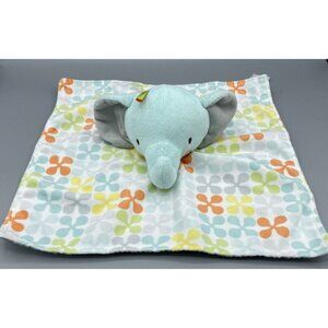 Boppy Elephant Lovey Security‎ Blanket Plush Multicolor Baby Toy